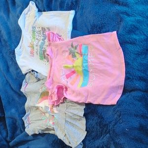 4t Girls T-shirts qty 3